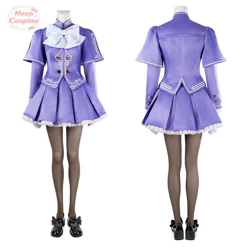 Anime Cosplay Lolita - Costume cosplay SF6 Ingrid Abito viola