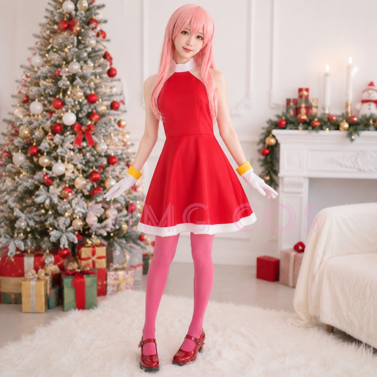 Anime Cosplay Female - Costume da Cosplay Amy Rose per