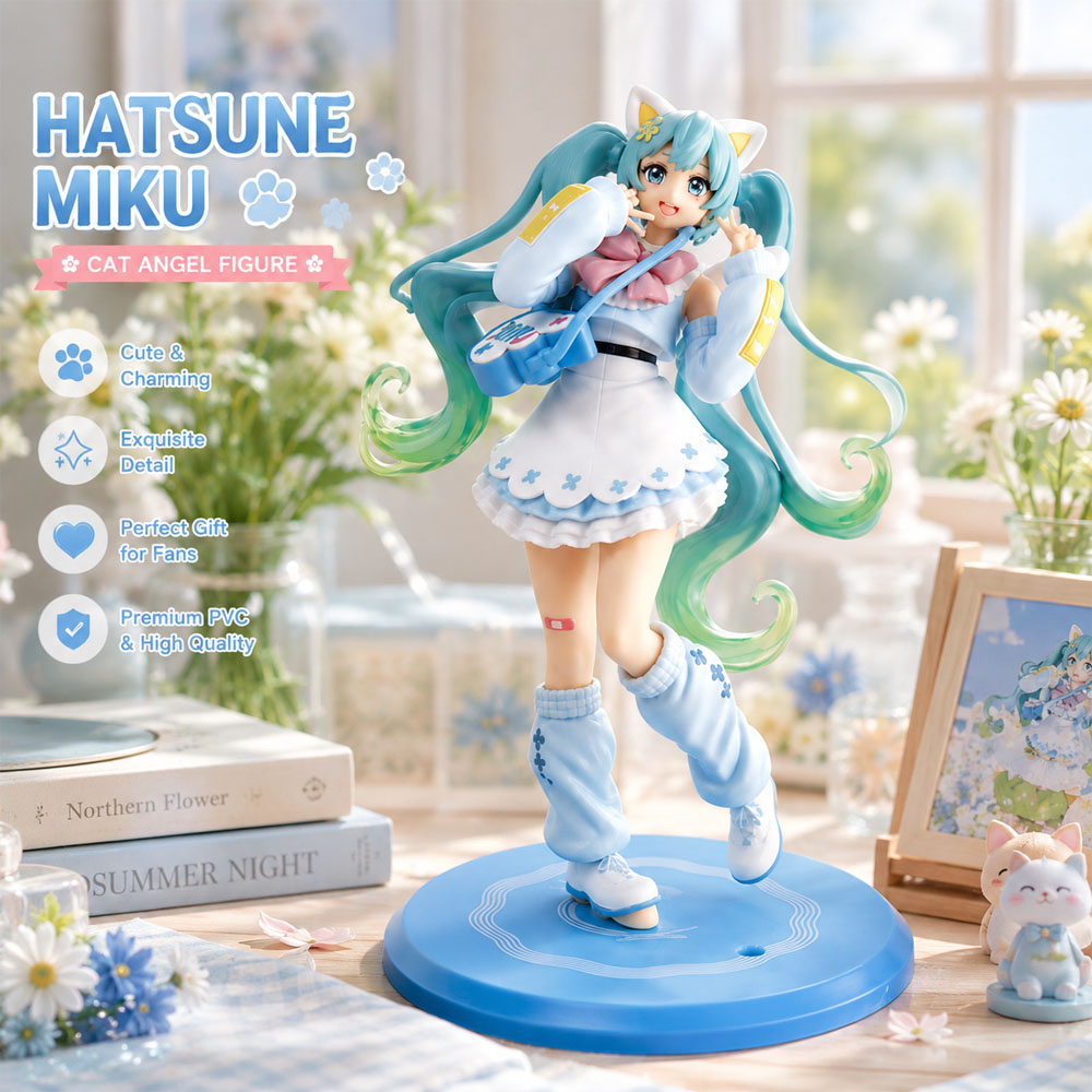 Good Smile Company Pop Up Parade - Statuetta Hatsune Miku Cat Angel 19cm,