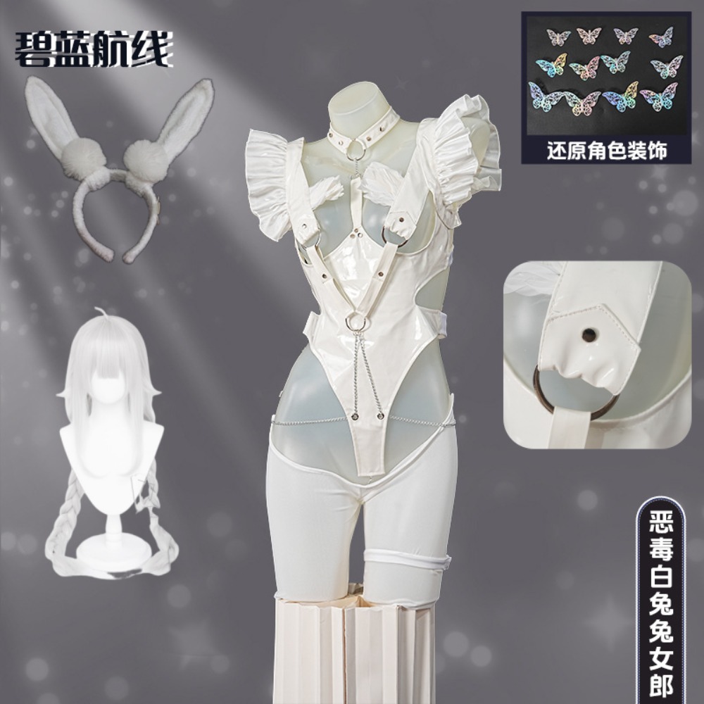 Costume Cosplay Azur Lane Le M - Cosplay Anime Bunny Girl recensione e prezzo