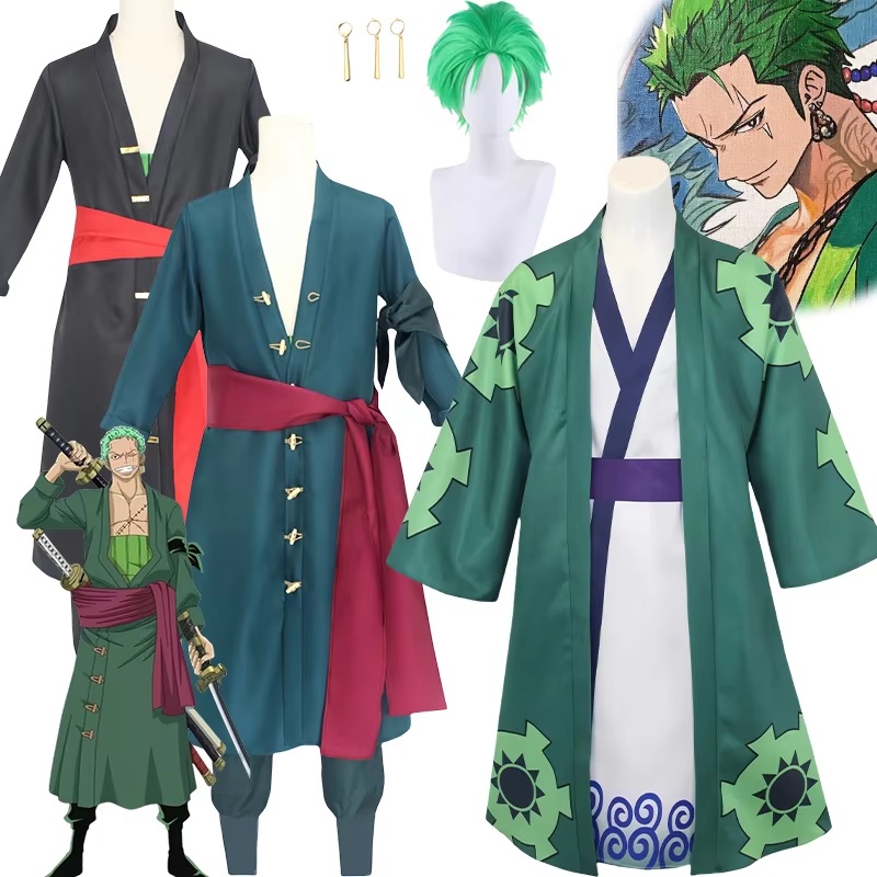 Bilibili Roronoa Zoro Costume  - Cosplay Anime Zoro recensione e prezzo