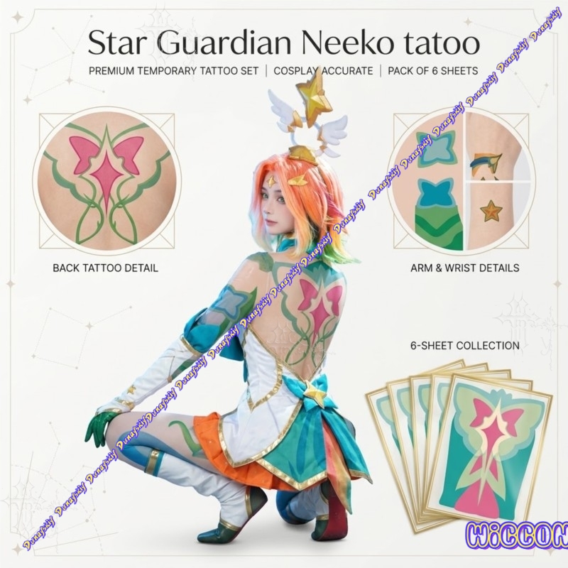 Adesivi per Tatuaggi Temporane - Anime Cosplay Photo recensione e prezzo
