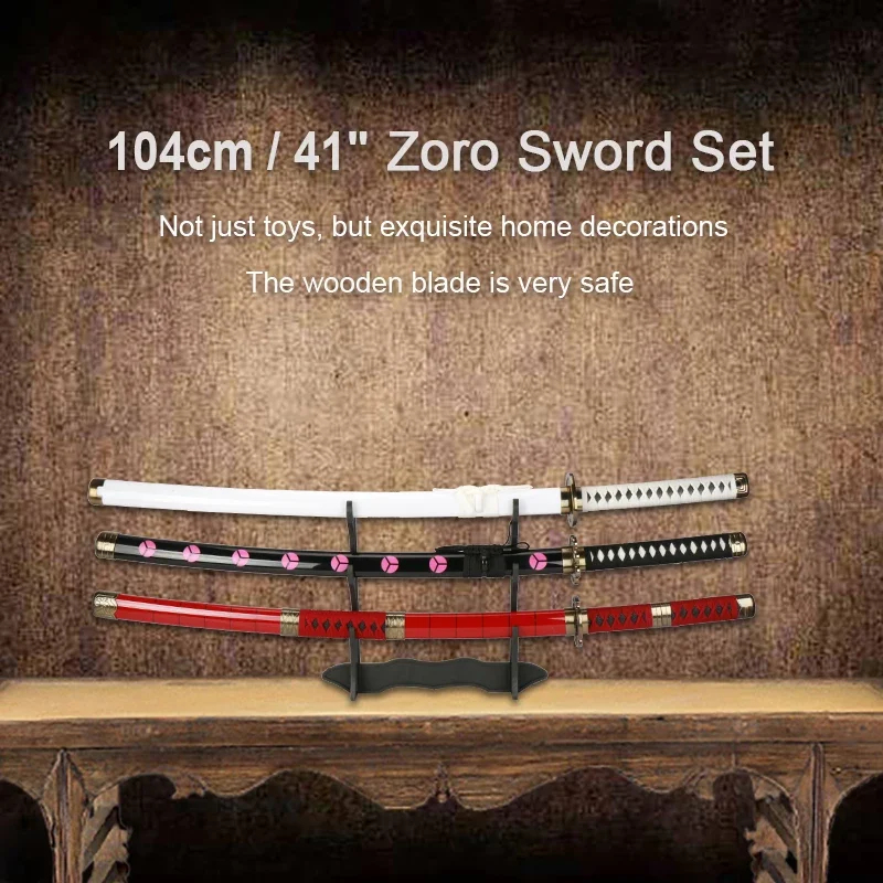 2026 Set di 3 Spade di Roronoa - Cosplay Anime Zoro recensione e prezzo