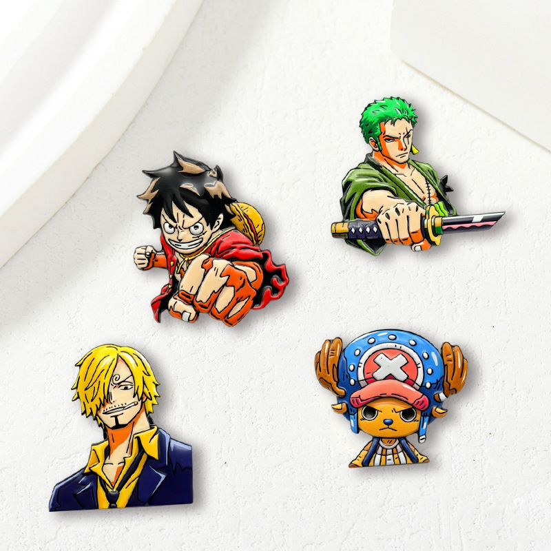 Set di 4 Spille con Personaggi - Cosplay Anime Zoro recensione e prezzo